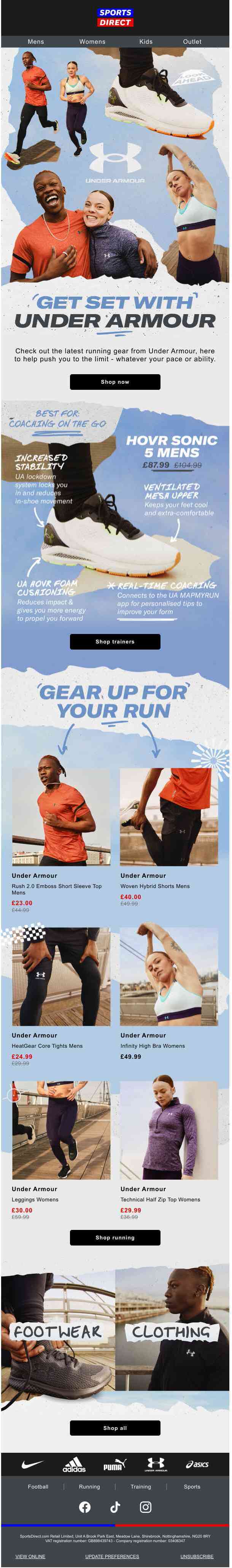Get Set...GO With Under Armour