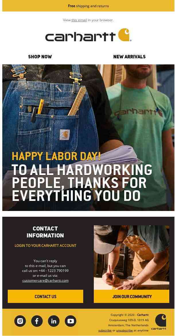 Happy Labor Day!
