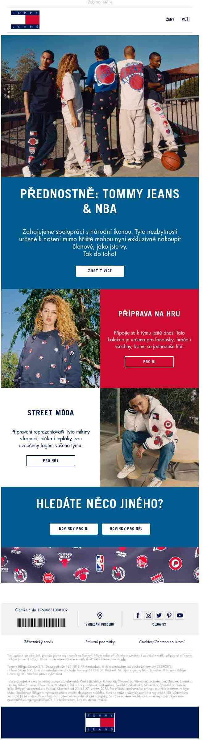 Živě: Tommy Jeans & NBA 🏀