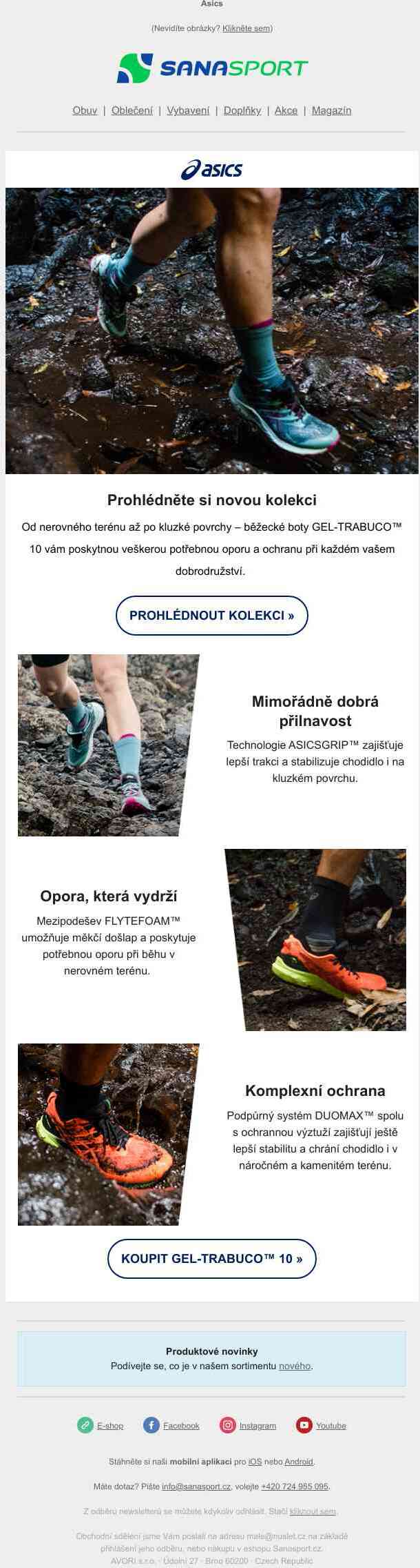 Trailová kolekce a Asics GEL-TRABUCO™ 10