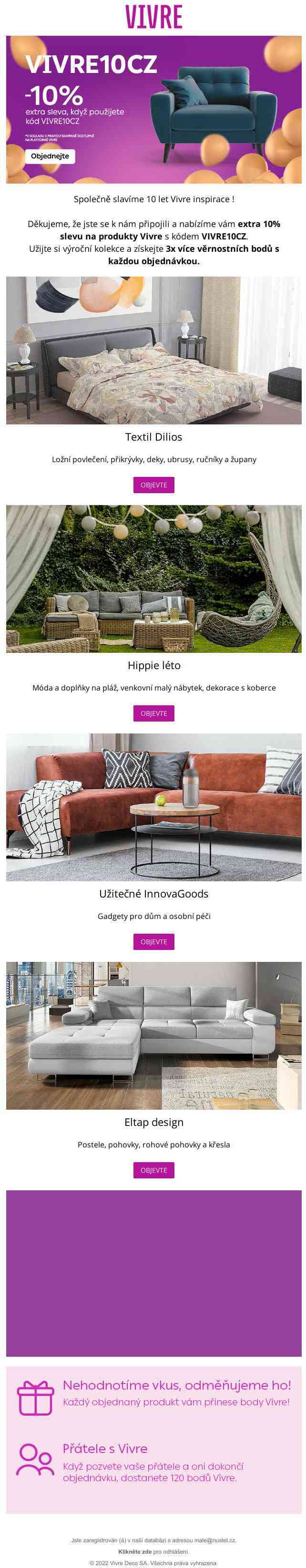 Využijte kolekce dne: Eltap, Innovagoods, Textil Dilios 🤩