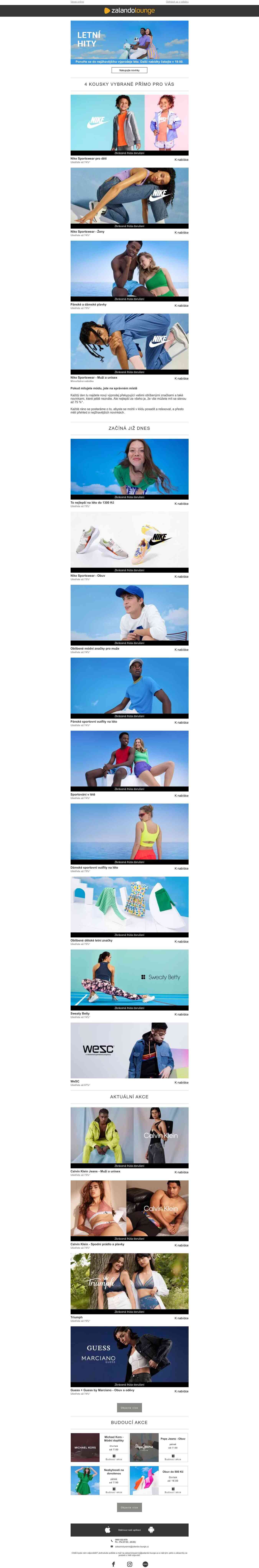 Nike Sportswear, Sweaty Betty a WeSC ⎪ Letní hity