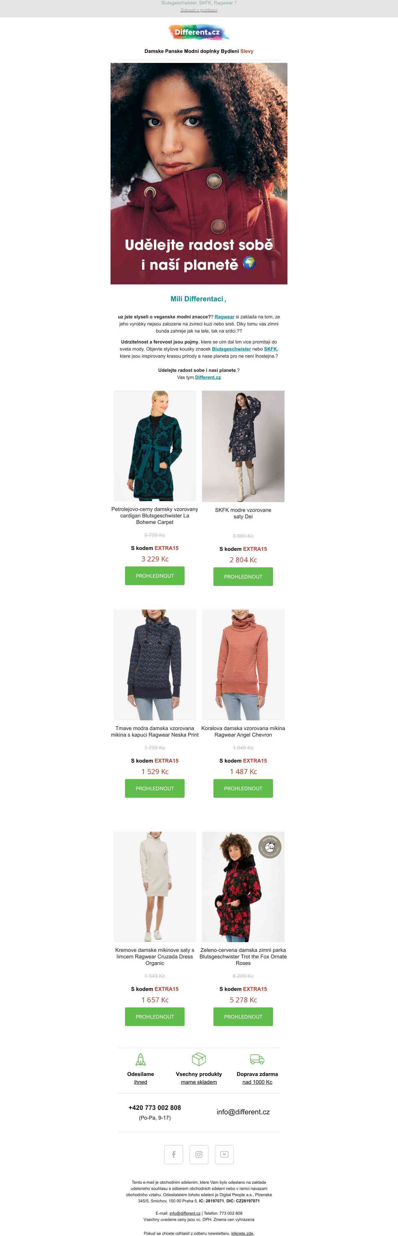 4 kousky k rozmazlování a 20% předvánoční sleva.