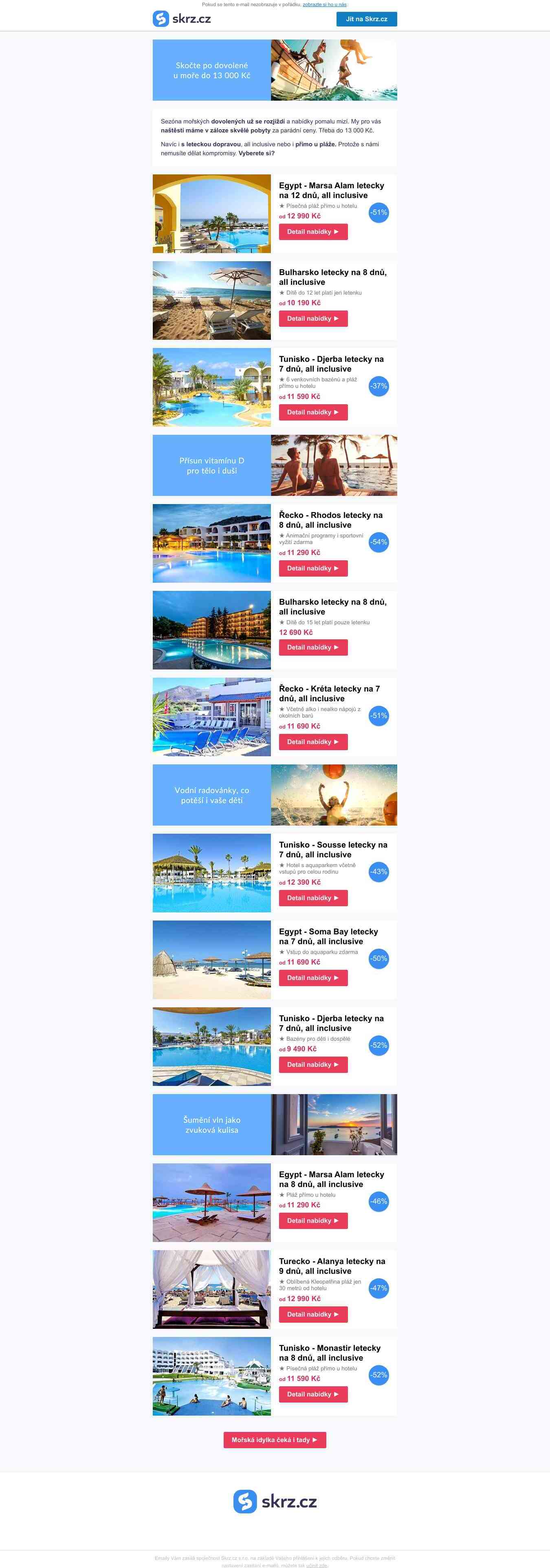 Do 13 000 Kč 🌴 Třeba Egypt na 12
 dnů s all inclusive i letenkou ►