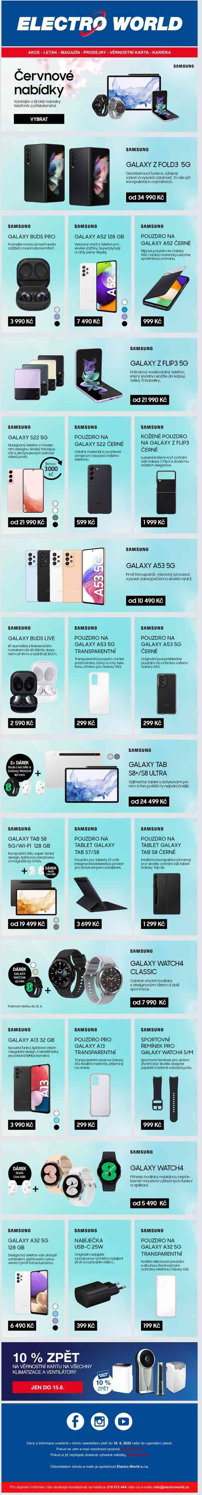 Vybrané produkty Samsung Galaxy nyní výhodněji, vyberte si a nakupte za ačkní ceny.