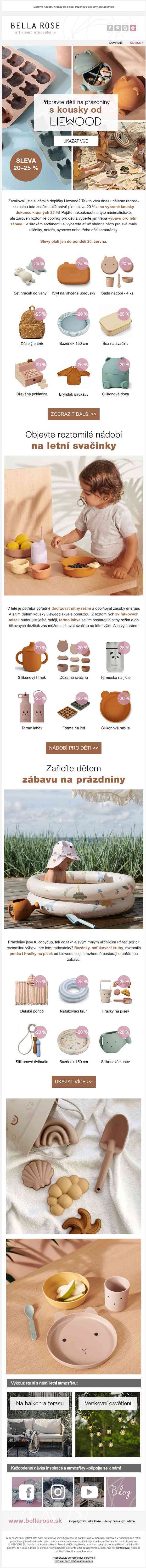 Sleva 20-25 % na Liewood 🐼 Vybavte děti na léto ▶