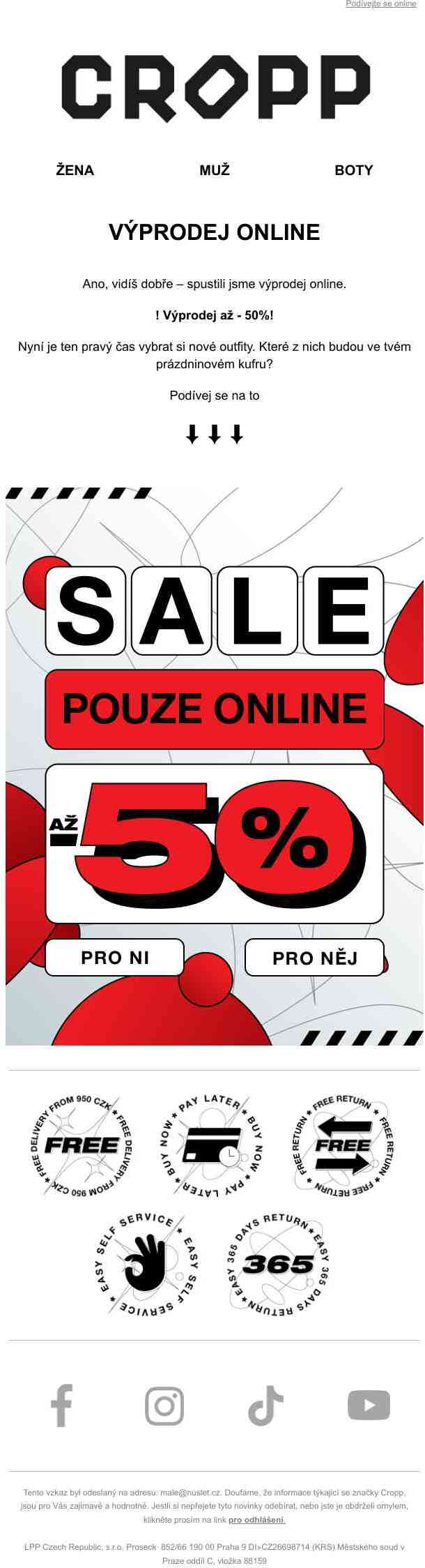 ❗ Výprodej ❗ Až -50%