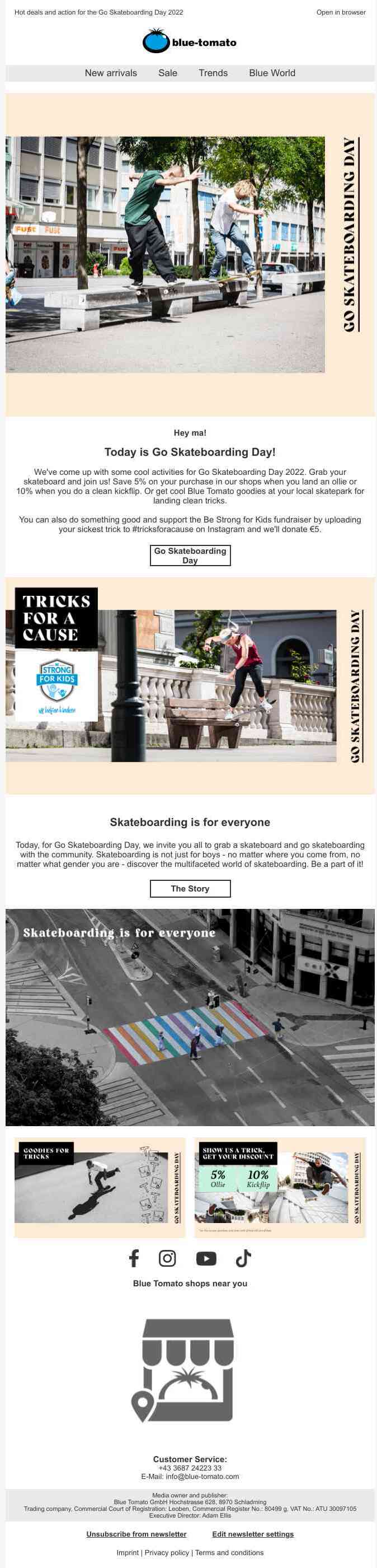 Ignore this mail and go skateboarding!