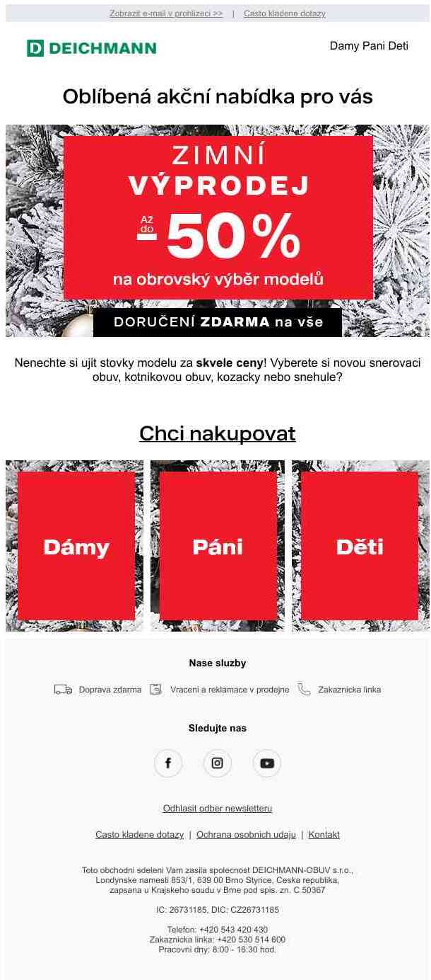 Doprava zdarma? Na cokoliv.