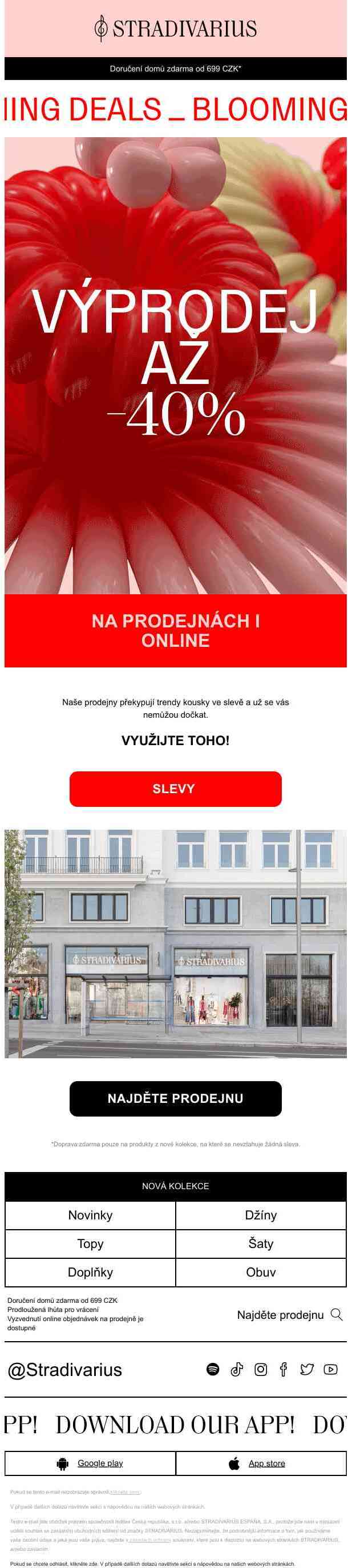 Slevy dorazily do našich prodejen!