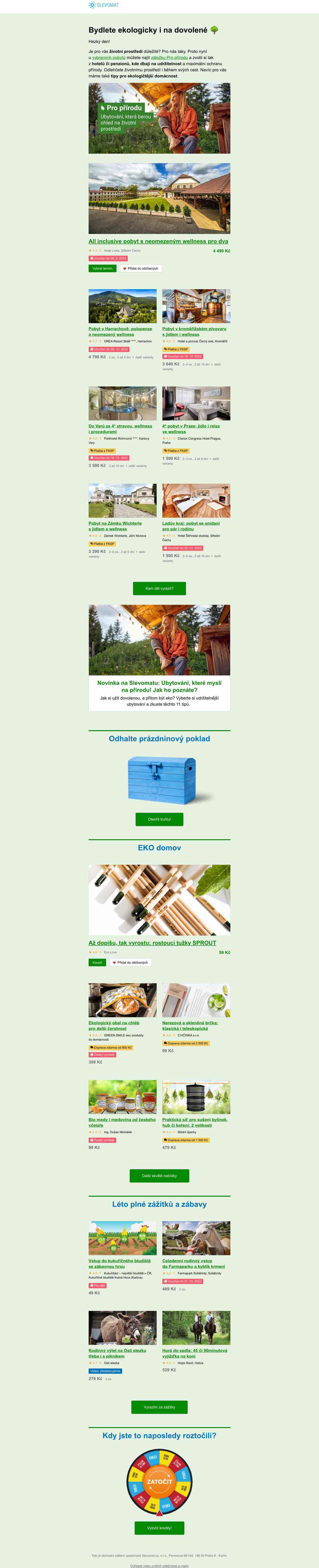 Kde se ubytovat, aby to bylo eko?