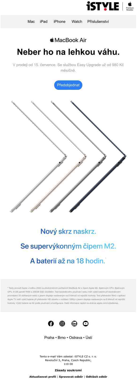 Předobjednej si nový MacBook Air