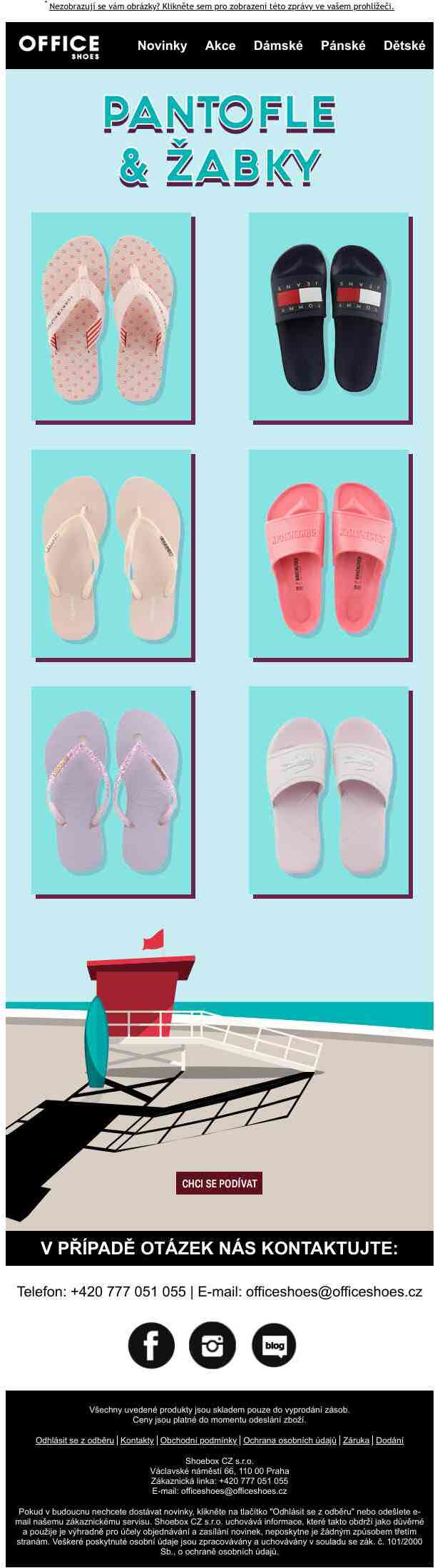 Ty správné pantofle a žabky na léto! Vyberte si z modelů OFFICE SHOES!🥰☀️