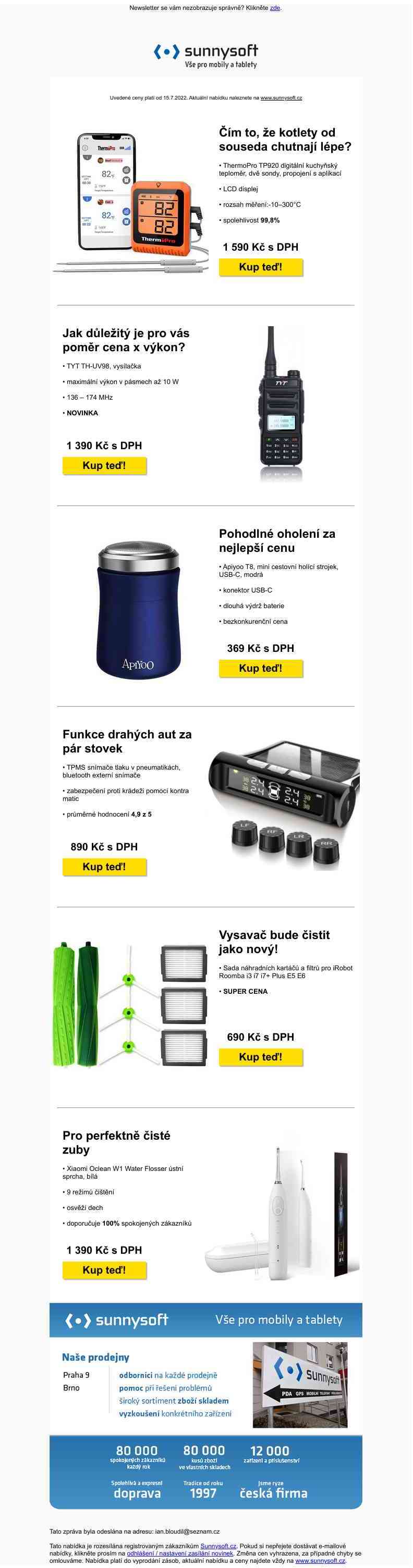<•> Sunnysoft - Osvěžující letní nabídka ověřených bestsellerů! 🌞