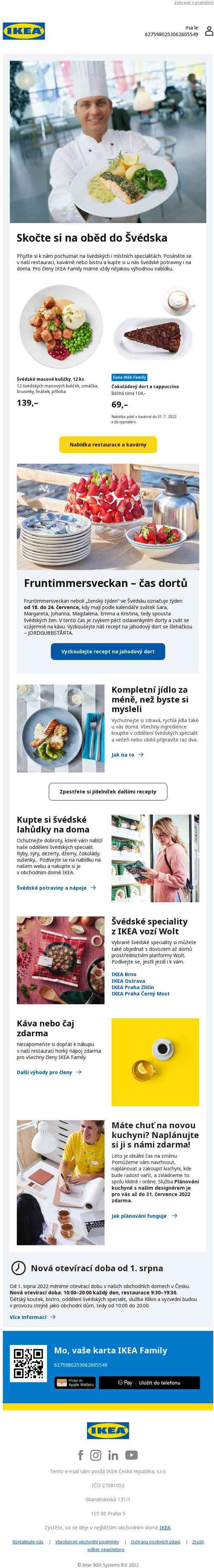 Skočte si na oběd do Švédska!