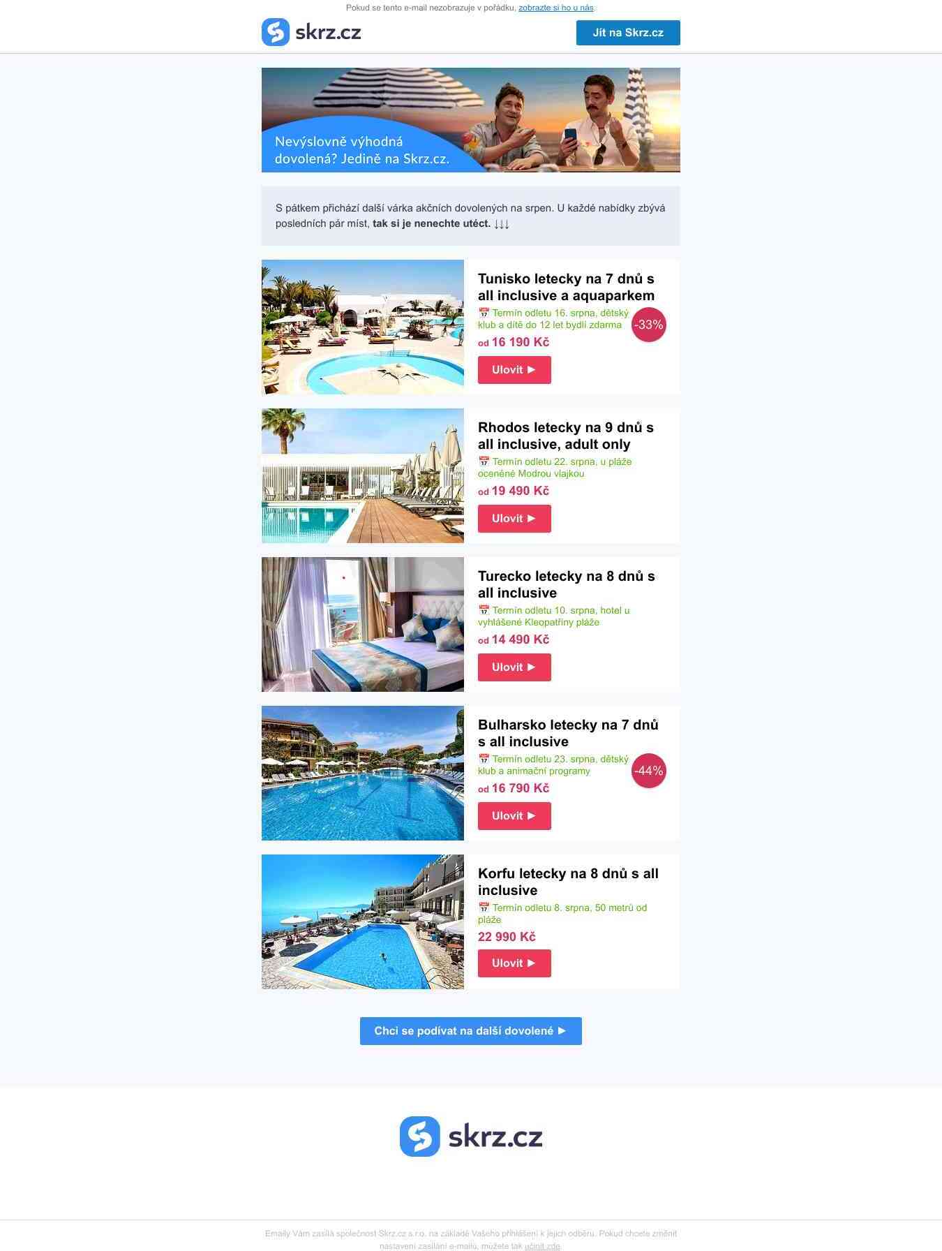 All inclusive Turecko za 14 490 Kč 🏖️ Srpen na pláži začíná tady ►