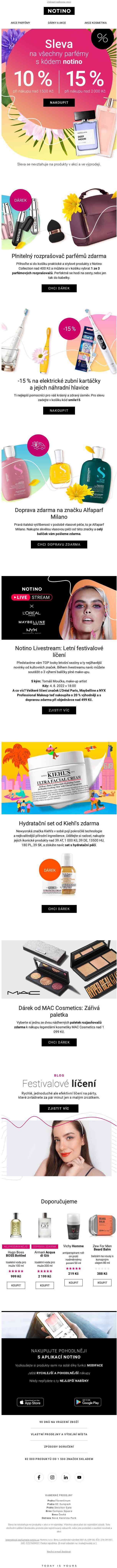 Sleva 10 % nebo 15 % na všechny parfémy? Je vaše! Kód čeká uvnitř.🔜