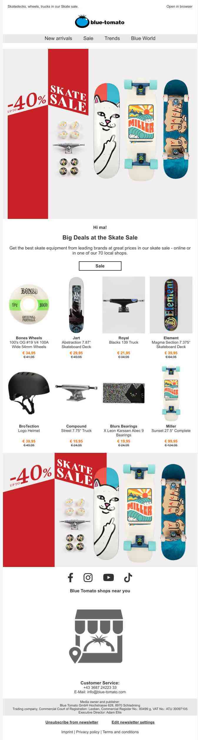SKATE SALE