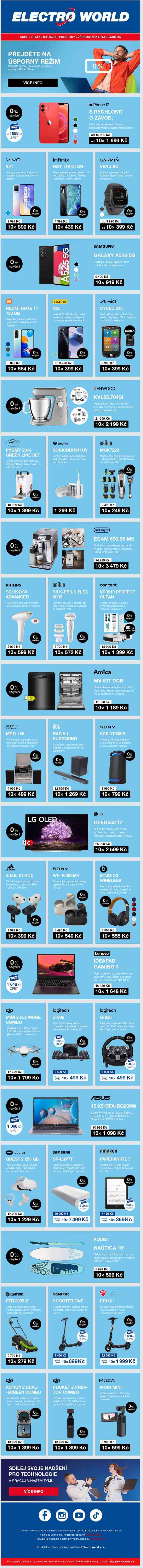 Přejděte na úsporný režim a nakupte na splátky bez navýšení.