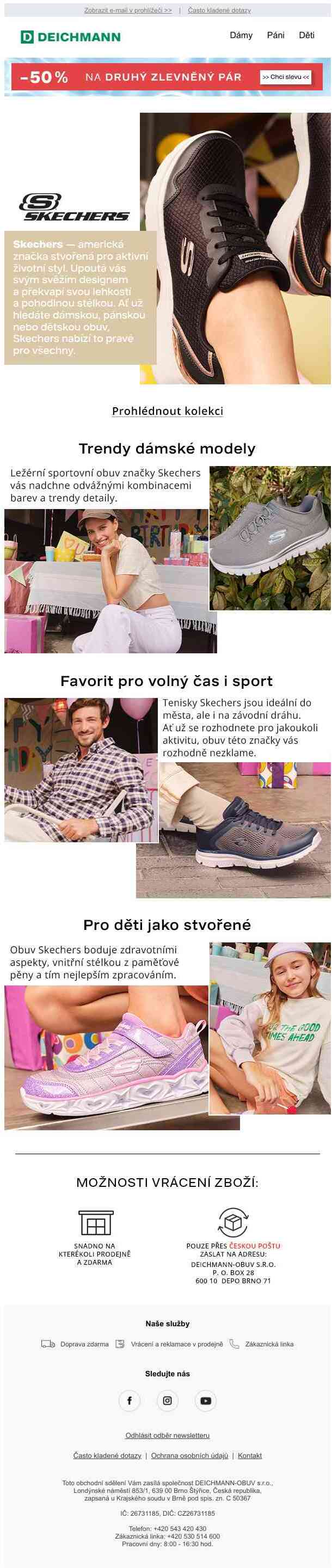 Skechers — styl a pohodlí zaručeno!