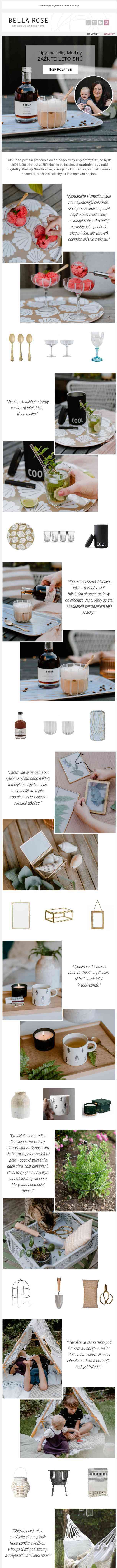 Objevte tipy naší majitelky Martiny pro léto snů 💛