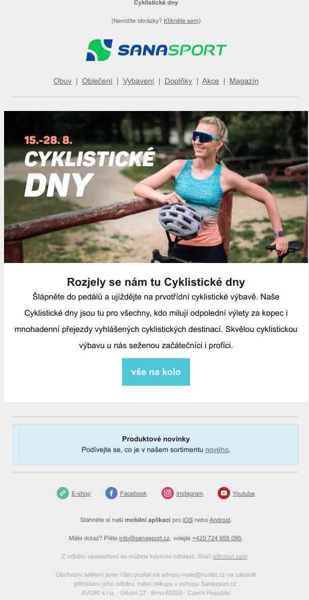 Roztáčíme kola a vjíždíme do Cyklistických dnů