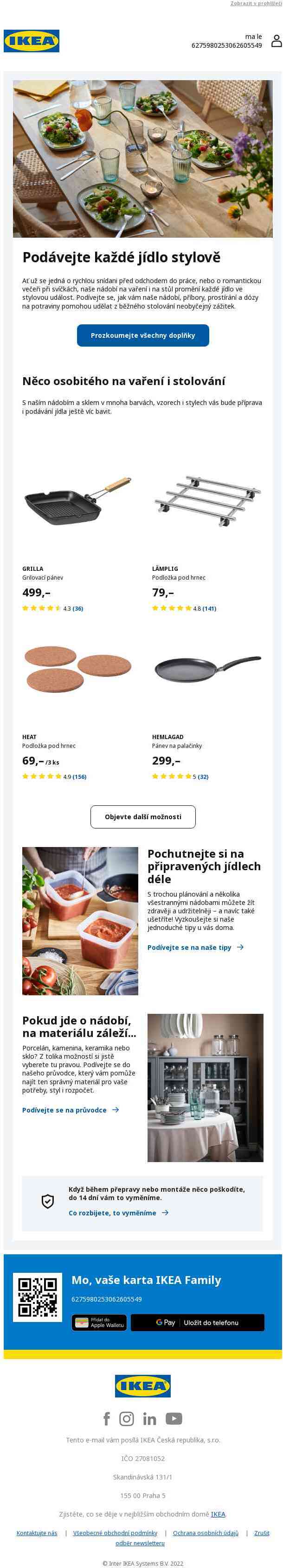 Podávejte jídlo a pití stylově!