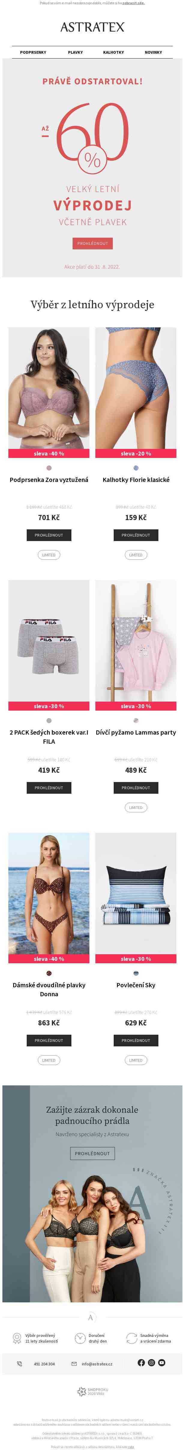 🔓 Velký letní výprodej až −60 % právě začíná!