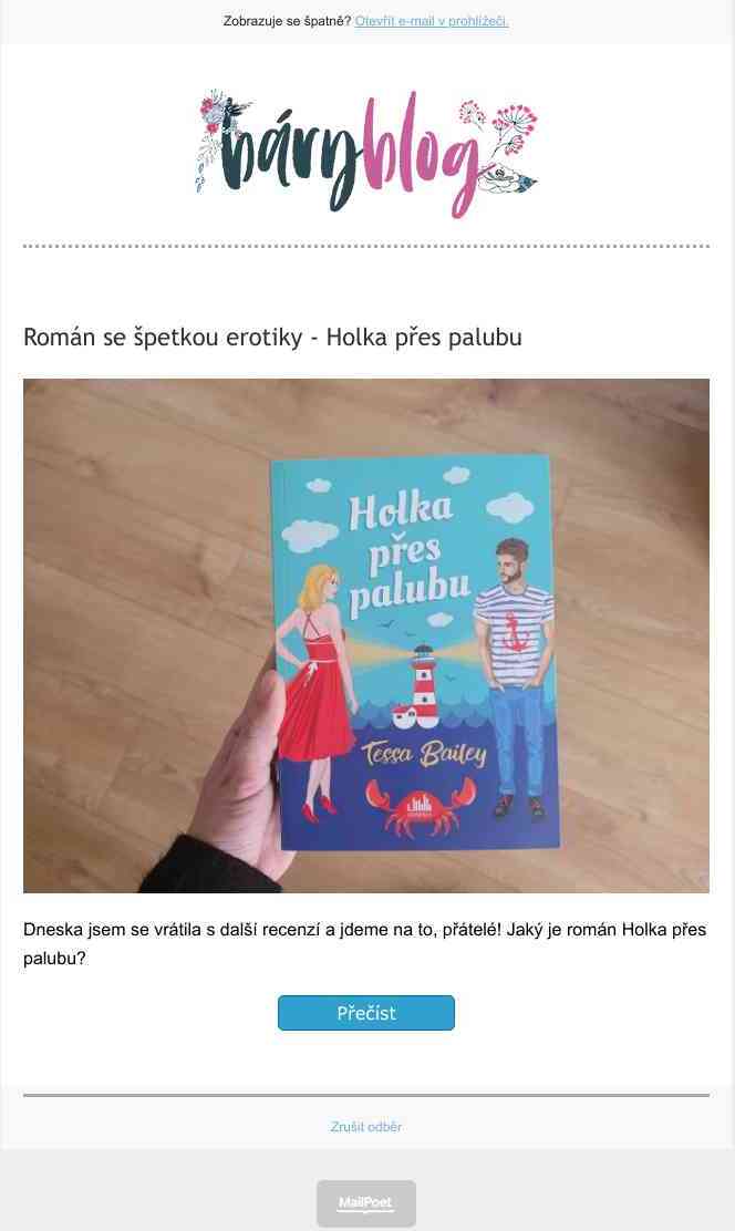Nový článek na webu baryblog.cz