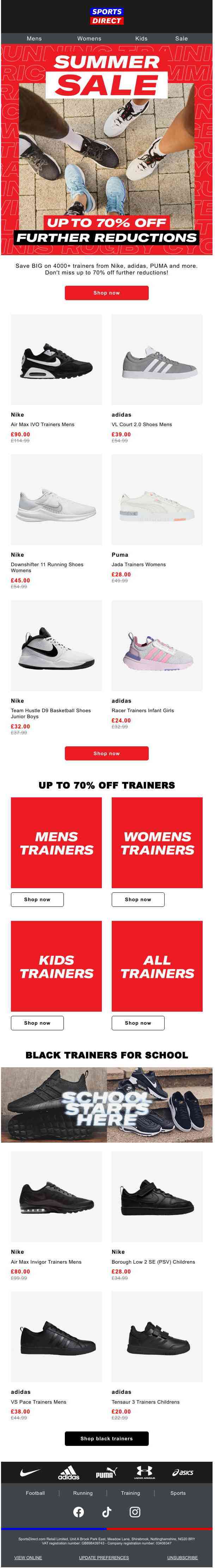 These trainers are UP TO 70% OFF 💪