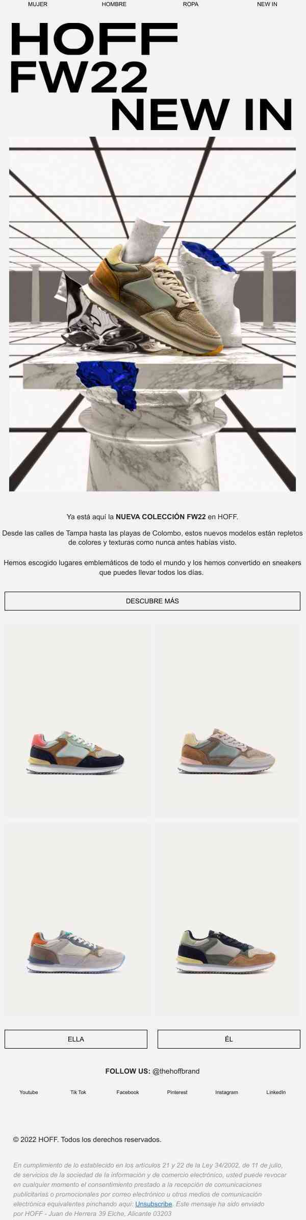 NEW IN: NUEVA COLECCIÓN FW22