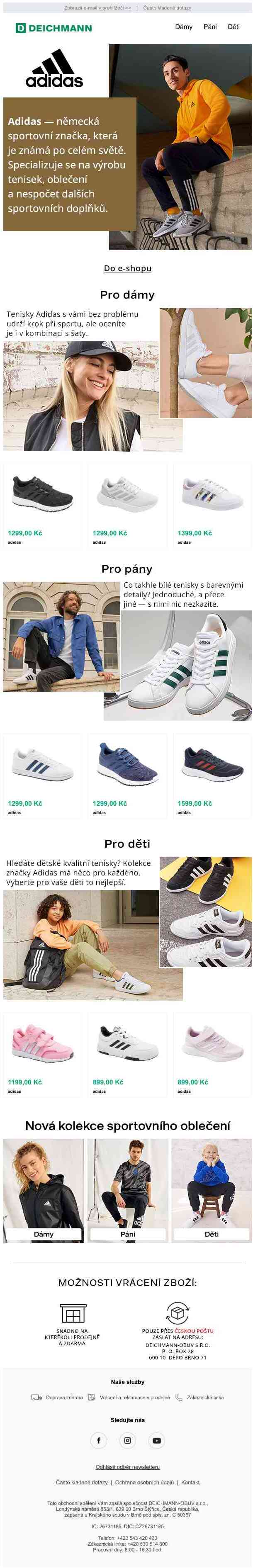 Adidas — značka, která vás nezklame!