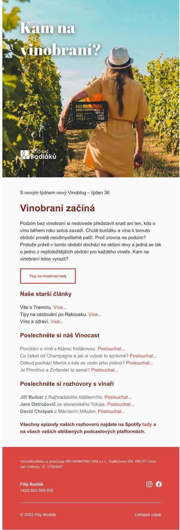 TIPY: Kdy a kam vyrazit na vinobraní?