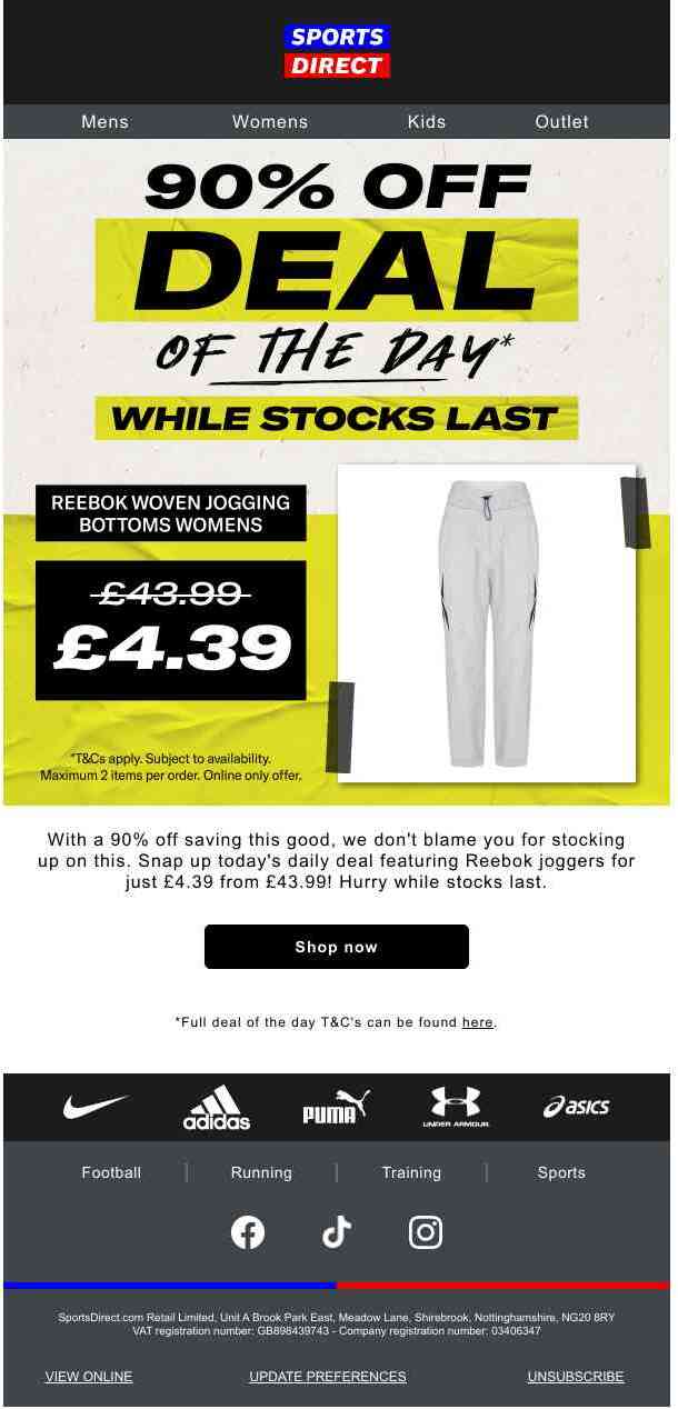 90%👏 OFF 👏 £4.39 👏 JOGGERS 👏