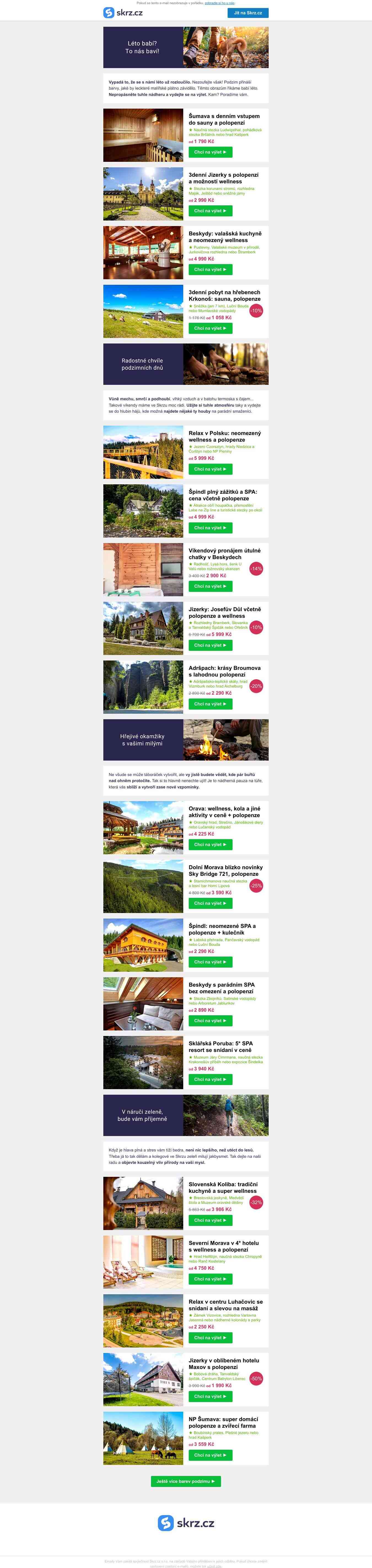 Jánošikové diery, Pustevny i Sky Bridge
 721 🌲 Kam ještě za turistikou?
 ►