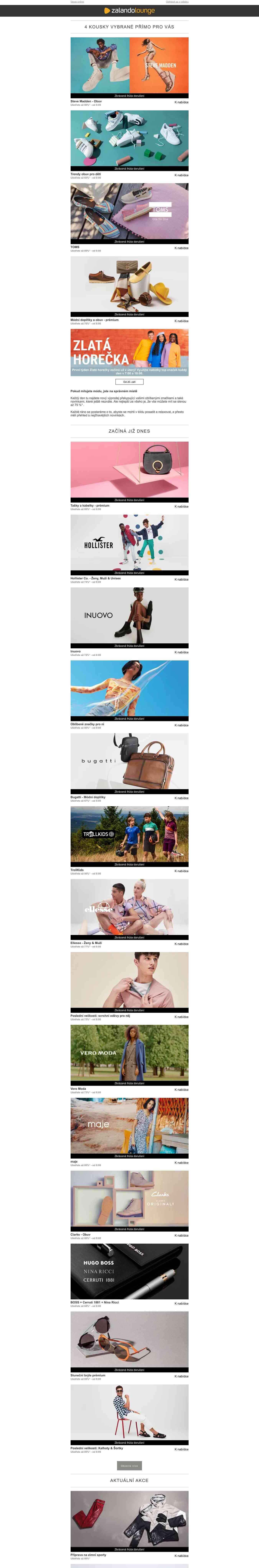 Steve Madden, TOMS & Hollister Co. ⎪ Slevy, které vám zvednou náladu 🙌