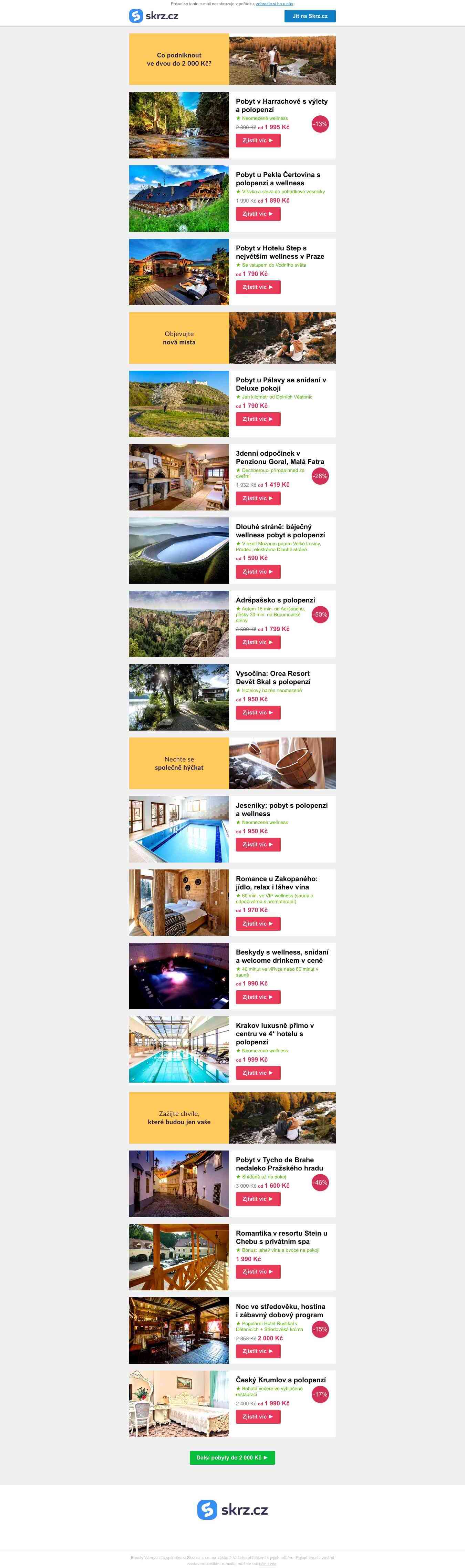 Do 2 000 Kč ⭐ Deluxe pokoj, VIP wellness a
 další lahůdky za
 pár kaček ►