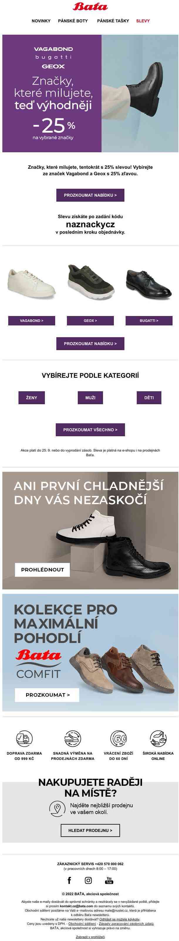 Máme pro vás exkluzivní 25% slevu na vybrané značky >