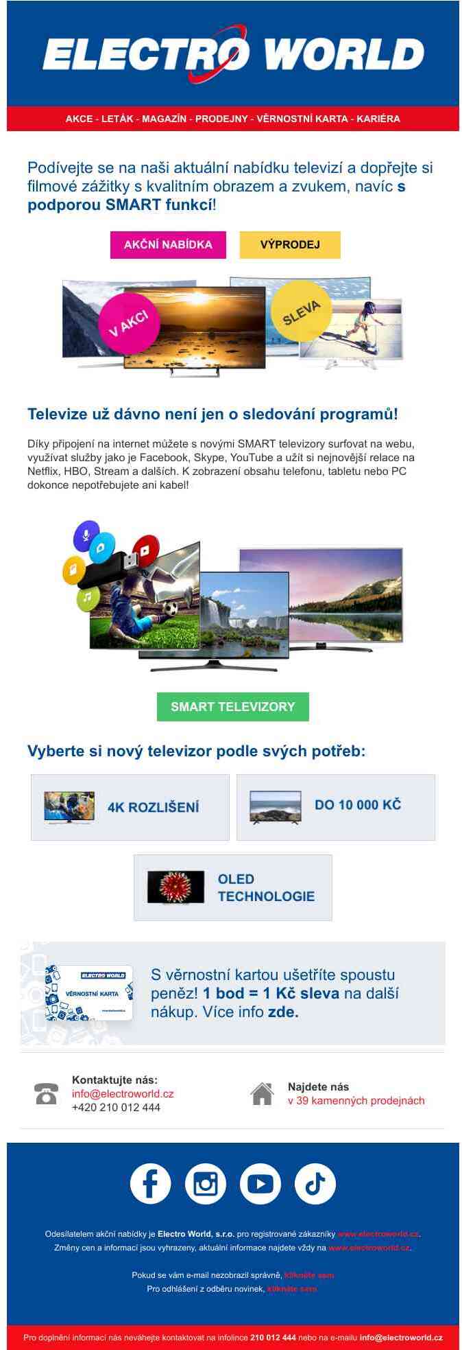 Vážený zákazníku, toto je výběr TOP televizorů v akci!