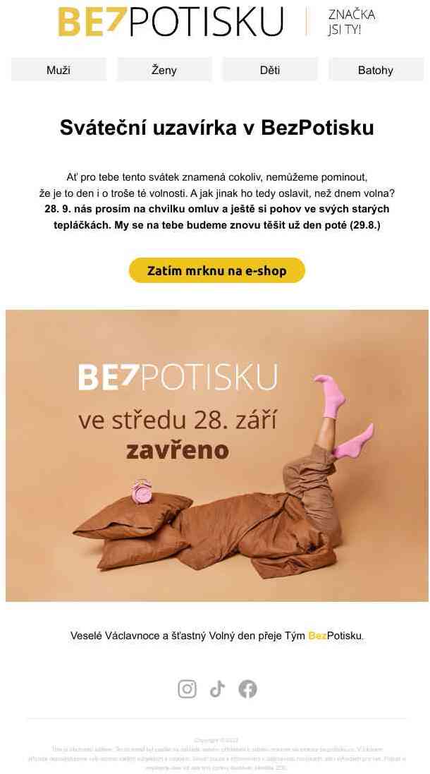 28. 9. to zvládneš Bez…BezPotisku