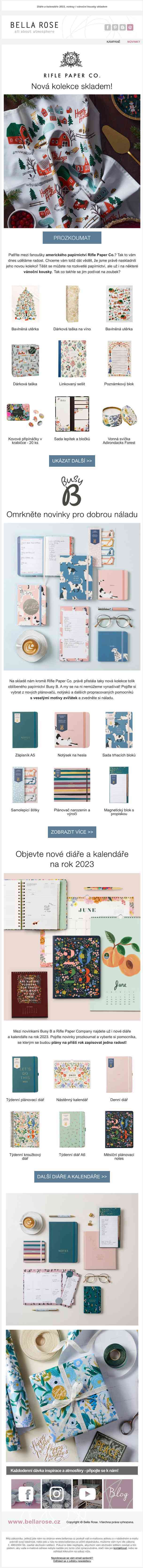 Představujeme novinky Rifle Paper Co. a Busy B 💙
