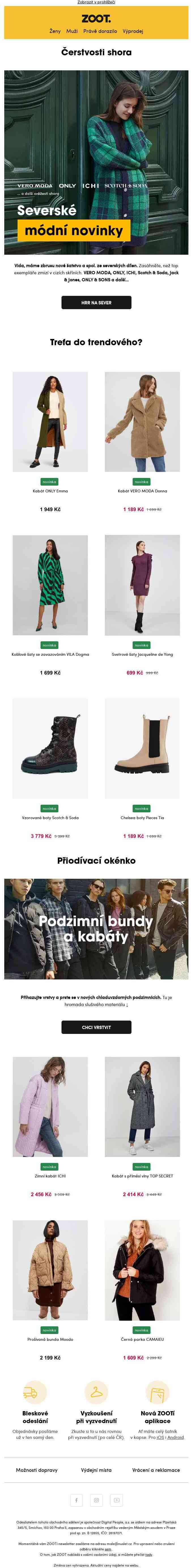 👀 Severské módní novinky skladem 👀