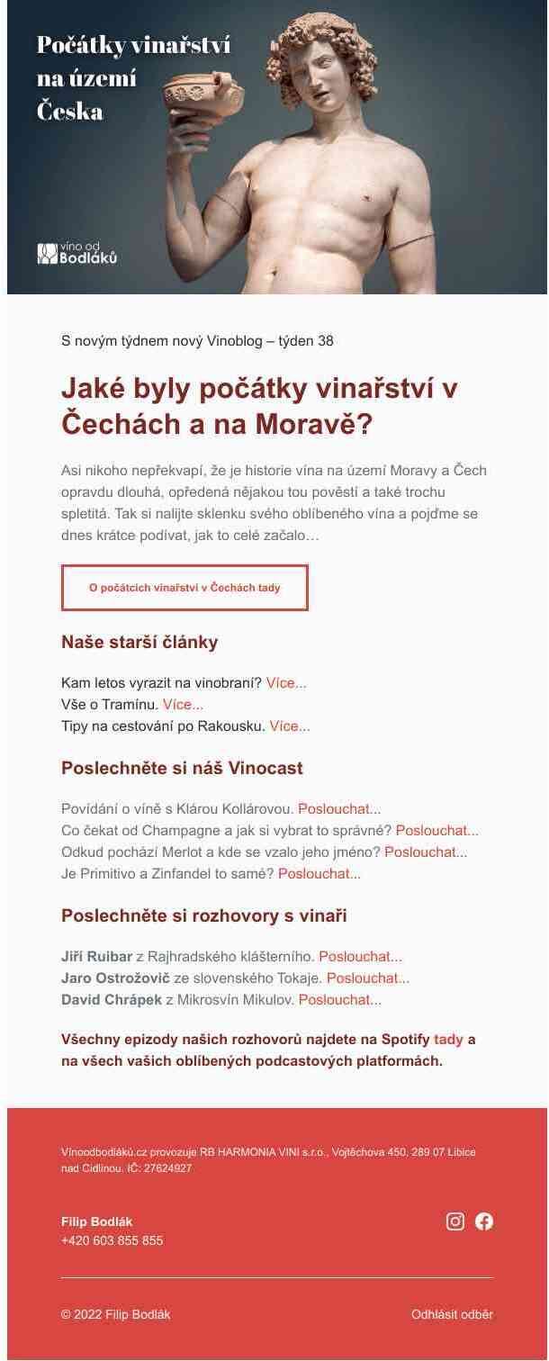 Jak to bylo s
 počátky vinařství v Čechách a na
 Moravě?