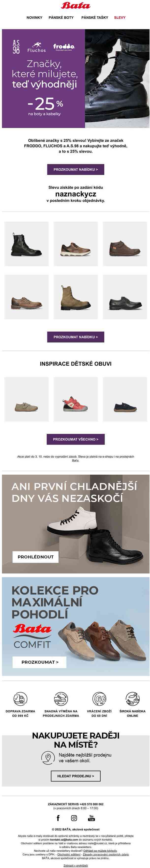 Exkluzivní 25% sleva na značky FLUCHOS a A.S.98 >