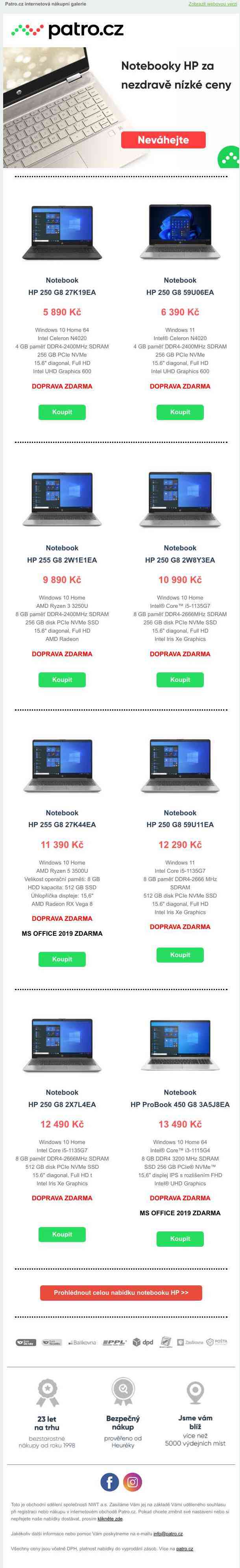 💻 Notebooky HP za nezdravě nízké ceny 🤑