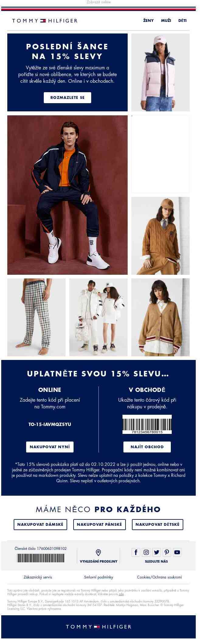 Poslední výzva! Využijte 15% členskou slevu, dokud to jde