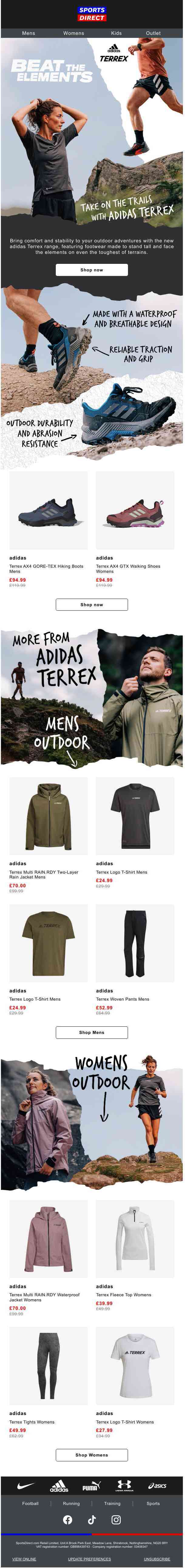 The world is yours to explore in adidas Terrex