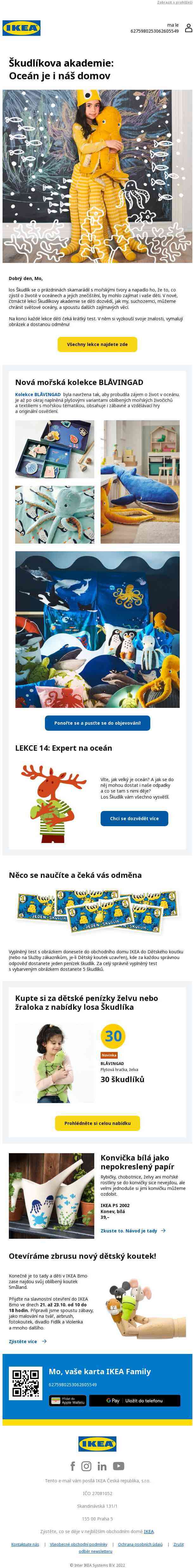 Objevte nové podmořské kamarády z kolekce BLAVINGAD. 🎓