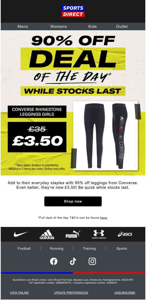 Click for 90% OFF Converse Leggings 🙌