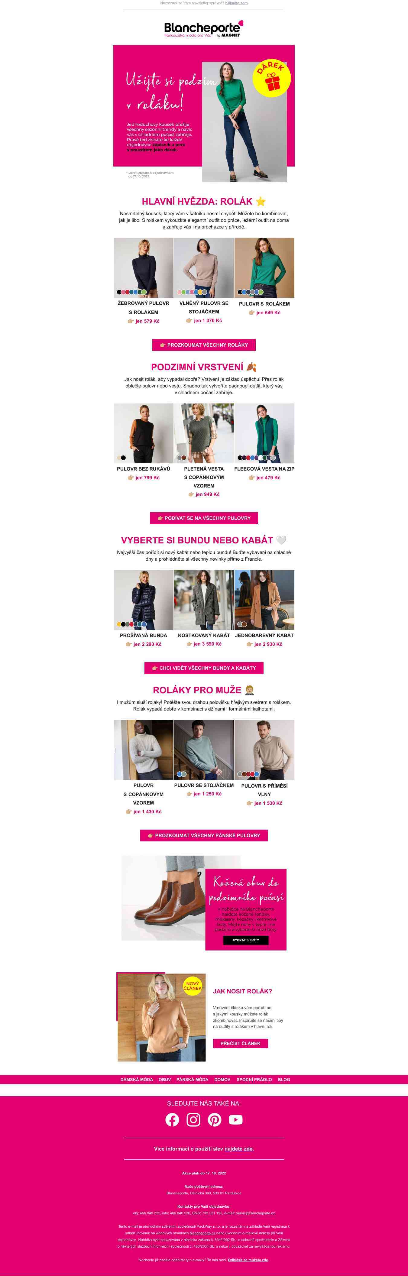 Jak nosit rolák? Inspirujte se našimi tipy 💌